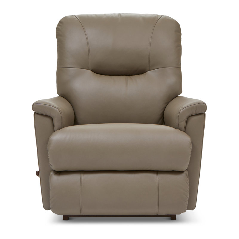 LaZBoy Aries Leather Match Rocking Recliner Wayfair Canada